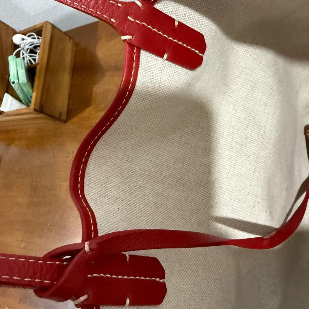 Goyard Red Chevron Tote Bag - Picture 7 of 7